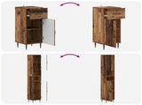 3 Piece Bathroom Cabinet Set HAARLEM Engineered Wood 3417862