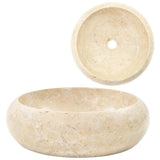 Sink 40x12 cm Marble Cream 142767