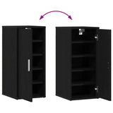 Shoe Cabinets 2 pcs Black Oak 32x35x70 cm Engineered Wood 862076