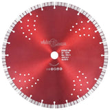 ZNTS Diamond Cutting Disc with Turbo and Holes Steel 350 mm 143236