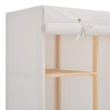 Wardrobe White Fir wood 135x40x170 cm Wardrobe Rectangular 248196
