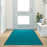 Doormat Cyan and Black 120 x 350 cm 100% Polyamide 4100751