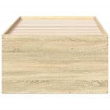 Daybed Sonoma Oak Engineered Wood Single Daybed Rectangular 3280253