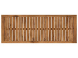 Garden Bar Table Natural and White 108.5 x 55 x 105 cm 901341