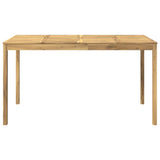 Garden Bar Table White 196 x 100 x 105 cm Solid Acacia Wood 3394425