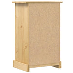 ZNTS Bedside Cabinet Corona 53x39x84 cm Solid Wood Pine 4005660