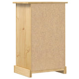 Bedside Cabinet Corona 53x39x84 cm Solid Wood Pine 4005660