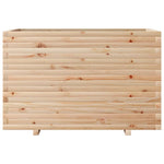 ZNTS Garden Planter 110x60x72 cm Solid Wood Pine 3282649