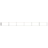 Raised Garden Bed Ivory 600 x 40 x 24 cm cold-rolled steel 8006381