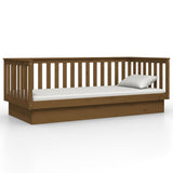 Day Bed without Mattress Honey Brown 80x200 cm Solid Wood Pine 821562