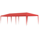 Party Tent Red 900 x 300 x 255 cm PE and Steel 42032990