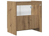 Bathroom under Sink Cabinet Artisan Oak 56 x 37.5 x 81 cm 890103