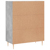 Sideboard Concrete Grey 69.5x34x90 cm Engineered Wood 828032