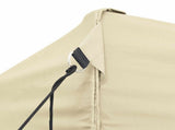 Party Tent Folding Cream 291 x 431 x 315 cm Oxford Fabric 42023607