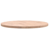 Table Top 60x2.5 cm Round Solid Wood Beech 355916