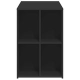 Desk Black 102x50x75 cm Engineered Wood 840542