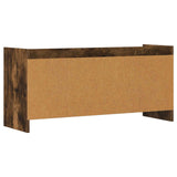 TV Cabinet 100 x 33 x 47 cm Smoked Oak Engineered Wood 8011159