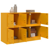 Sideboard Mustard Yellow 99x39x73 cm Steel 841796