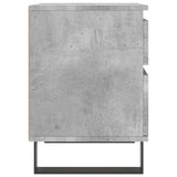 Bedside Cabinets 2 pcs Concrete Grey 40x35x50 cm Engineered Wood 830693