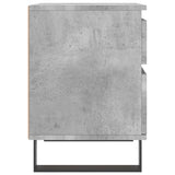 Bedside Cabinets 2 pcs Concrete Grey 40x35x50cm Engineered Wood 830693