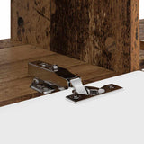 TV Wall Cabinet Wall-mounted 2 pcs Old Wood 78.5 x 31 x 29.5 cm 892226