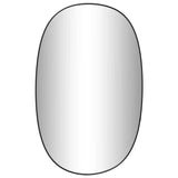 Wall Mirror Black 70x45 cm 348225