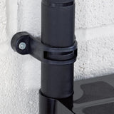 Storage Shelf 4-Tier Black 122x30.5x130 cm Plastic 3059851