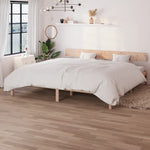 Bed Frame without Mattress Solid Wood Super King 810162