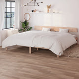 Bed Frame without Mattress Solid Wood Super King 810162