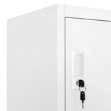 Locker Cabinet with 12 Compartments 90x45x180 cm 244476