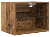 TV Wall Units with LED 5 pcs Old Wood Engineered Wood 3402950