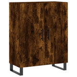 Highboard Smoked Oak 69,5x34x180 cm Engineered Wood 3199582