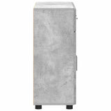 Sideboard with Shelf FLORIN Concrete Grey 88.5 x 30.5 x 73 cm 880314