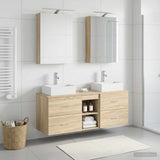 Bathroom Furniture Set 5 pcs Sonoma Oak 3406793