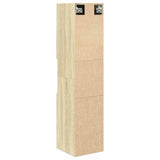 Bathroom Cabinet Sonoma Oak 30x30x130 cm Engineered Wood 849635