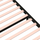Bed Frame without Mattress Black Solid Wood 90x190 cm Single Single 814918