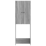 Toilet Cabinet BREDA Grey Sonoma 66 x 25.5 x 190 cm 897581