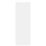 Sideboard with LED White 72x34x100 cm Engineered Wood 852159