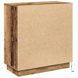LED Sideboard Old Wood 71 x 34.5 x 75 cm Engineered Wood 869656