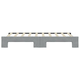 Daybed with Trundle without Mattress Light Grey 90x190 cm Single 3196885