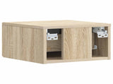 Wall-Mounted Bedside Cabinet 2 pcs Sonoma Oak 49 x 34.5 x 20 cm 898790