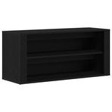 Shoe Bench Black Oak 100x35x45 cm Engineered Wood 862126