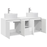 Bathroom Cabinet Set 3 pcs High Gloss White 49.5 x 44.5 x 65 cm 3405681