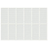 Folding 6-Panel Room Divider Japanese Style 240x170 cm White 352090