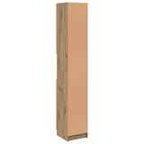 Bathroom Cabinet Artisan Oak 32x34x188.5 cm Engineered Wood 856944