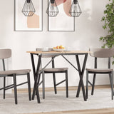 Dining Table Legs X-Frame 80x40x73 cm Steel 357909