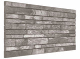 Wall Panels 10 pcs Dark Grey 100 x 50 cm EPS Foam 42046095