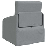 Sofa Bed Light Grey 65 x 80 x 83 cm Fabric 4106637