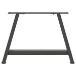 ZNTS Coffee Table Legs A-Shaped 2 pcs Anthracite 70x cm Steel 4012842