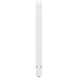 Bar Table Legs White 2 pcs 40x cm Steel 4013325